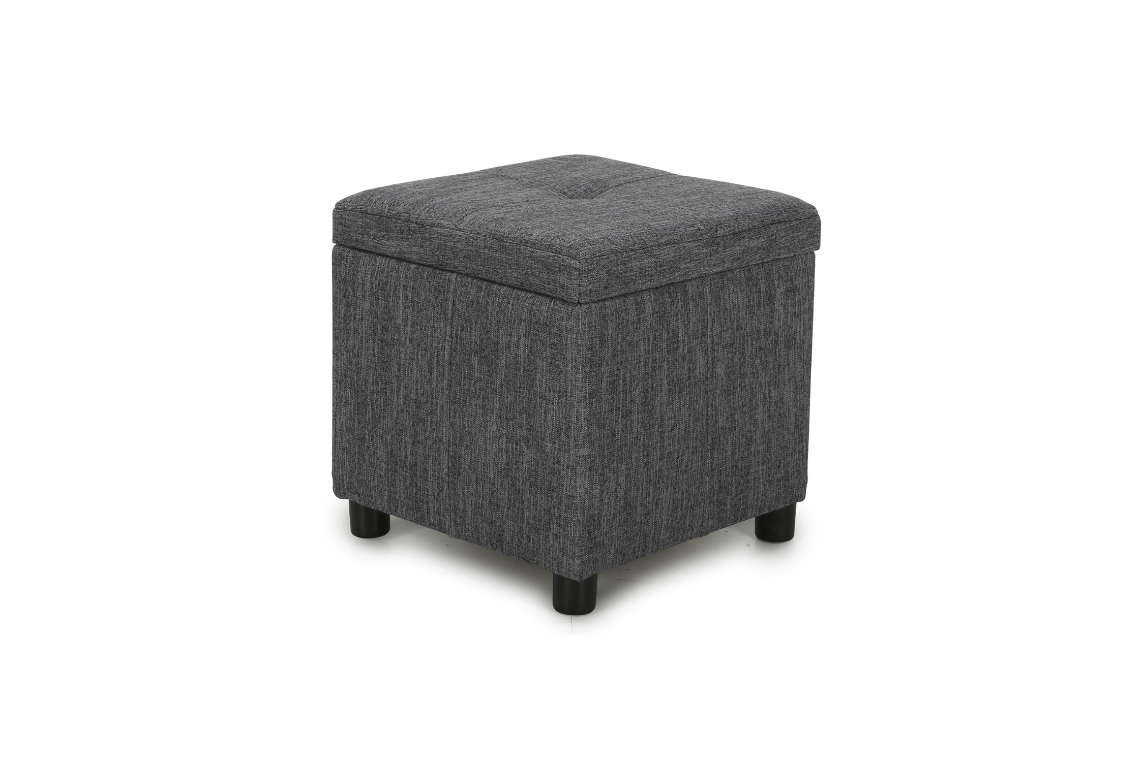 Пуф Квин рогожка серая