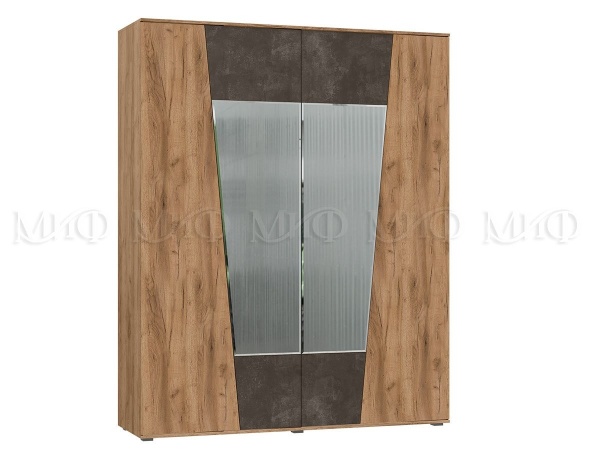 Спальный Гарнитур Портофино (Шкаф+Тумбы+Кровать+Комод)/ Дуб Крафт/Бетон