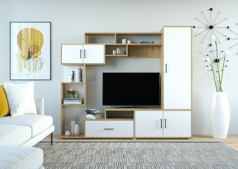 Гостиная Пекин (Ш-2100 х В-1785 х Г-398 мм)/Разные Цвета