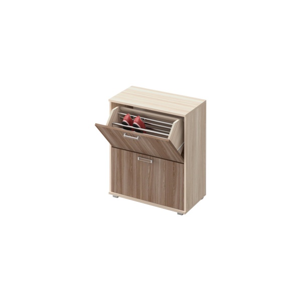 Обувница 2-х Ярусная Вавилон-9 ЛДСП (Ш-750| В-880 |Г-390)/Разные Цвета